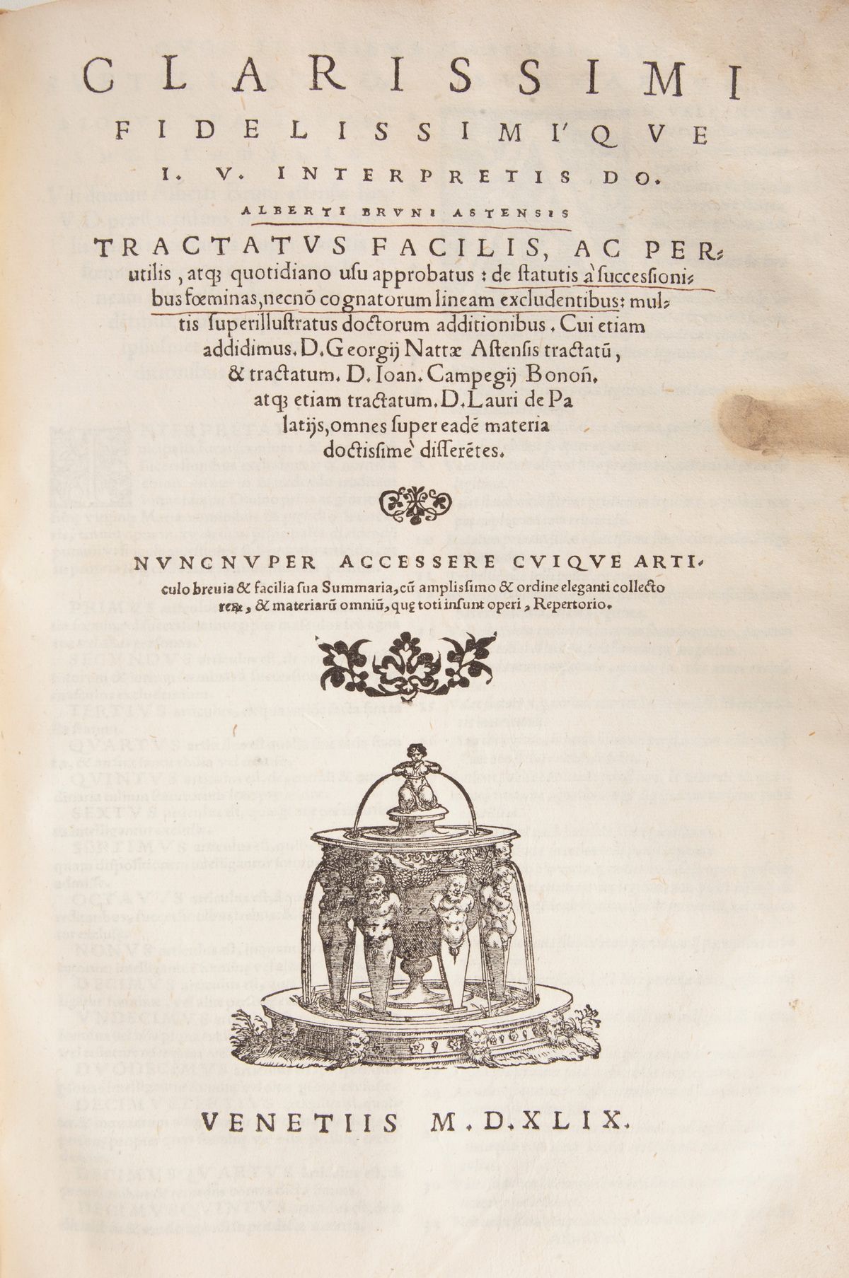 Alberto Bruno - Feudalia Consilia Ac Responsa D. Alberti Bruni Astensis; Cum Nonnullis Consiliis ...