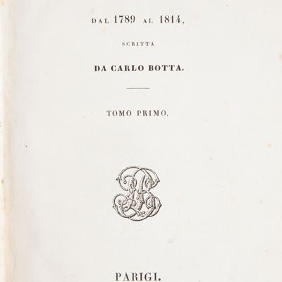 Carlo Botta - Storia D'italia dal 1789 al 1814 Volumi 4 Illustrati