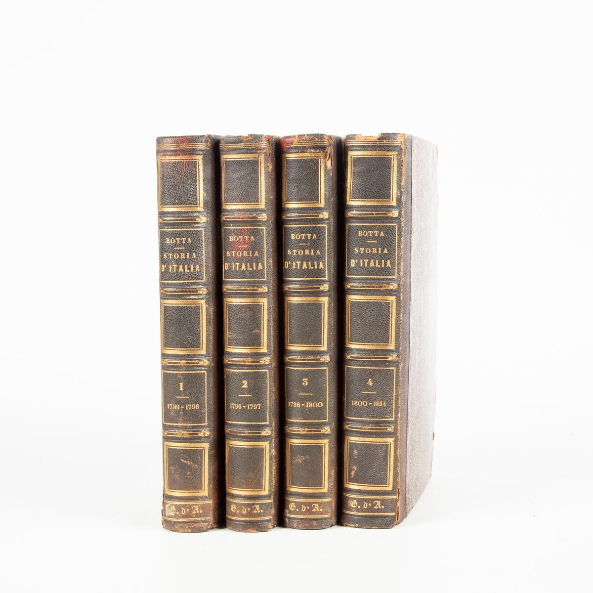 Carlo Botta - Storia D'italia dal 1789 al 1814 Volumi 4 Illustrati