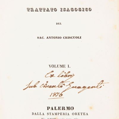 Antonio Criscuoli - Istituzione di Dogmatica Teologia 5 Volumi: - per la Teologia Dogmatica; - di...
