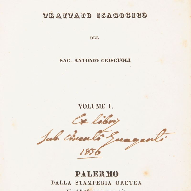 Antonio Criscuoli - Istituzione di Dogmatica Teologia 5 Volumi: - per la Teologia Dogmatica; - di...