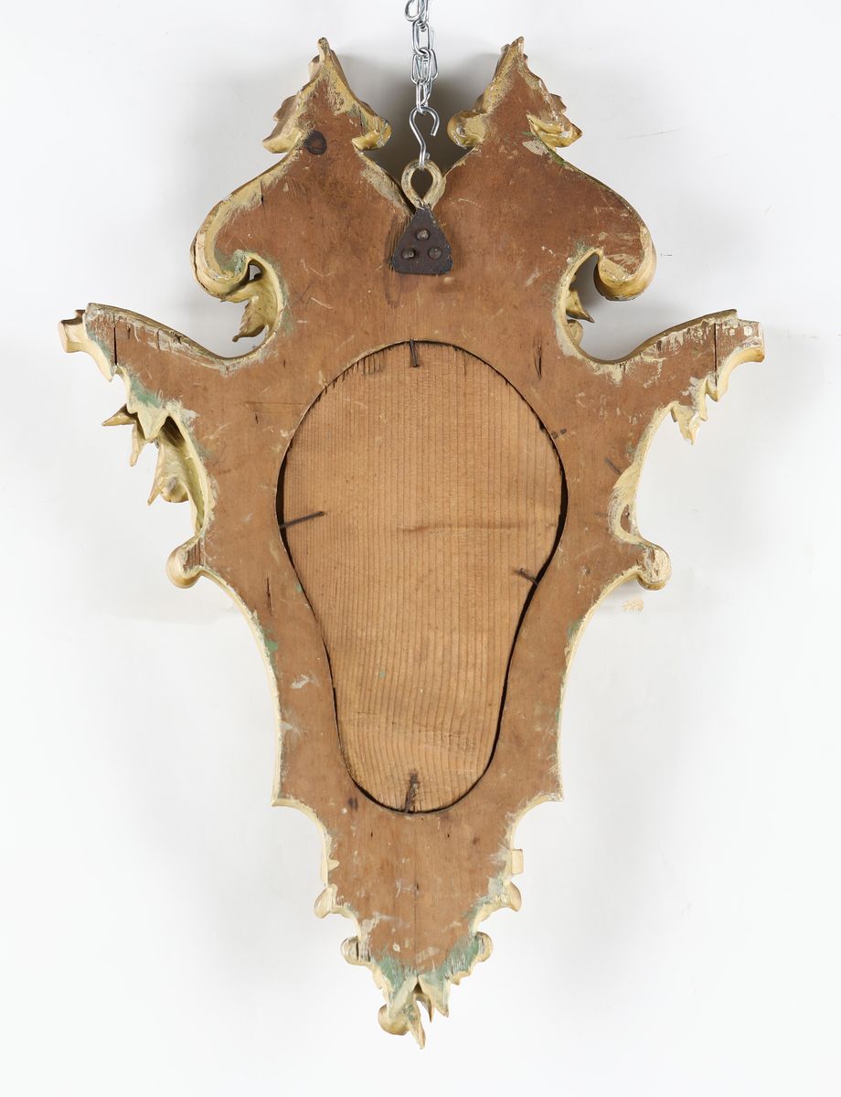 Due Specchierine in Legno Dorato, XVIII e XIX Secolo