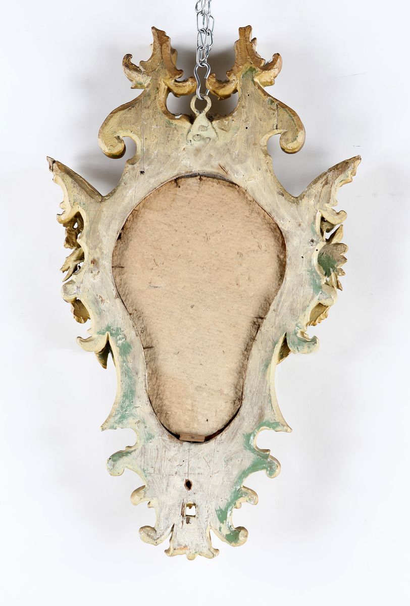Due Specchierine in Legno Dorato, XVIII e XIX Secolo