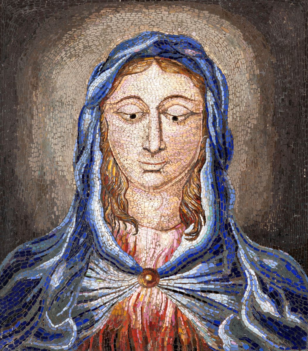 Placca in Mosaico Minuto, Roma, Prima Metà del XIX Secolo
