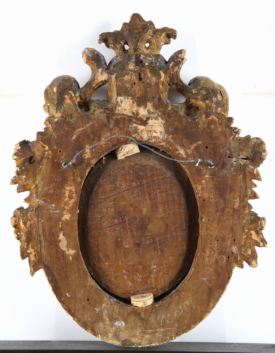 Pittore Romano del XVII Secolo - Coppia di Ovali con Architetture e Figure