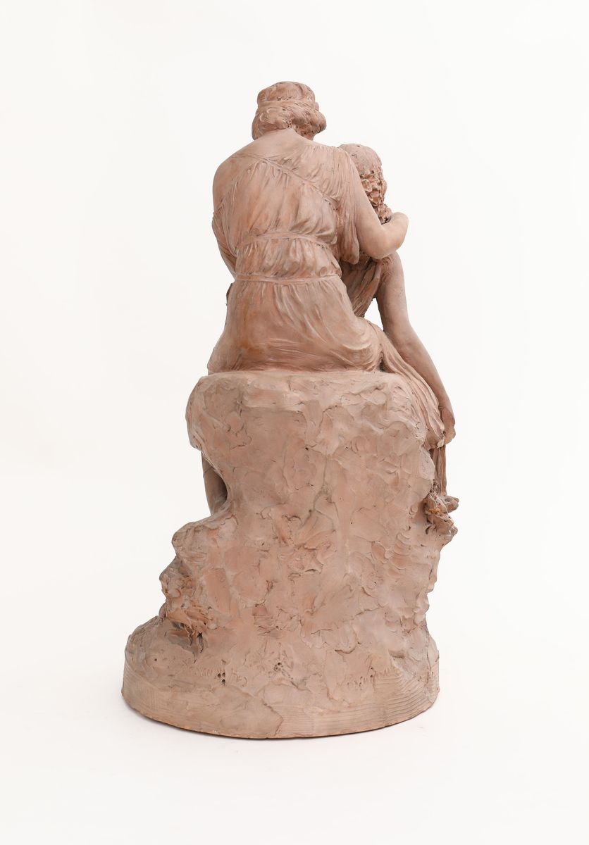 Joseph-emmanuel Cormier Detto Joe Descomps - Due Figure Femminili