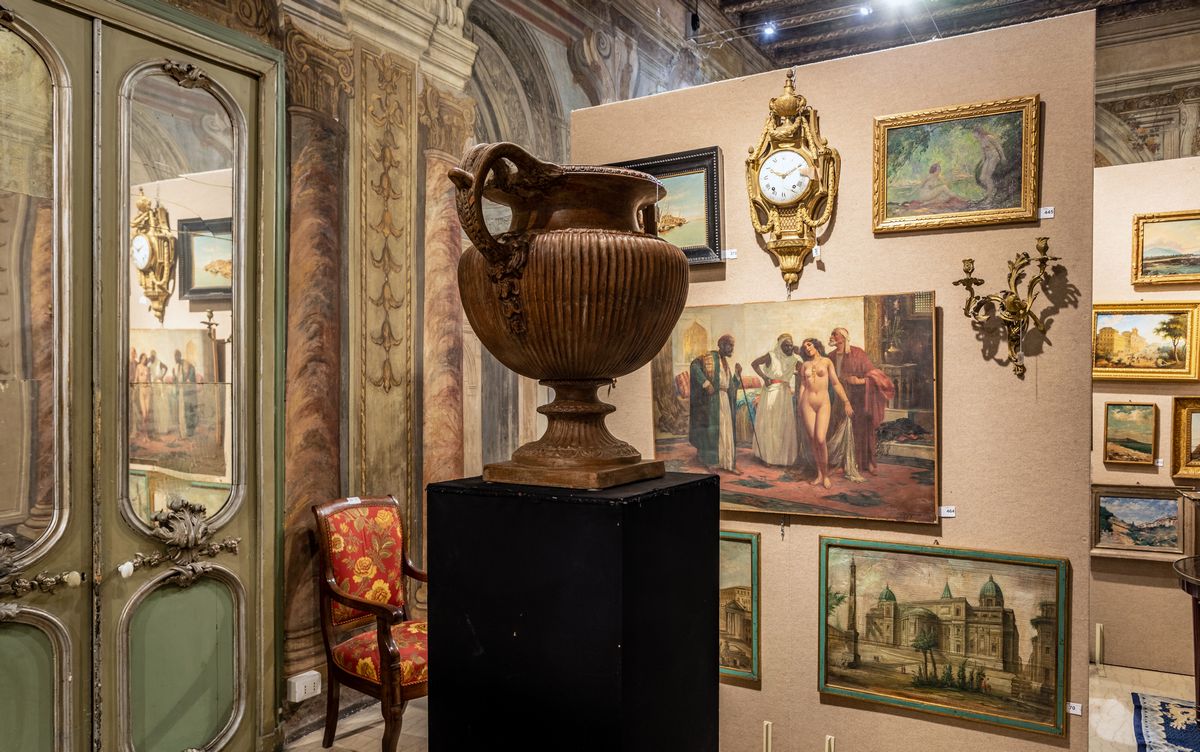 Grande Vaso Biansato in Terracotta, XIX Secolo