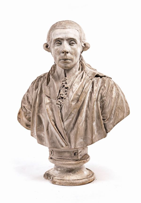 Busto di magistrato in toga, XVIII secolo