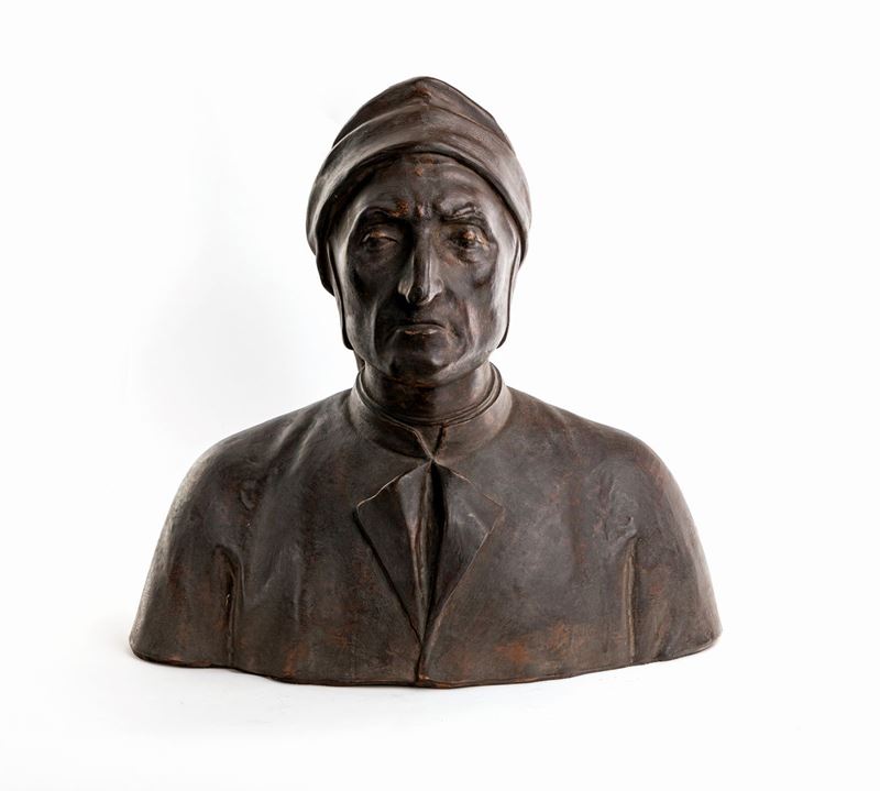 Busto di Dante Alighieri, XIX Secolo