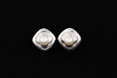 Bulgari, Orecchini in Oro Bianco