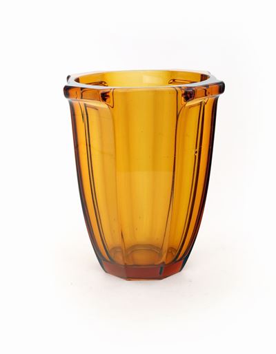 Vaso in Vetro Caramello