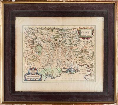 Johannes Janssonius - Patria del Friuli Olim Forum Iulii