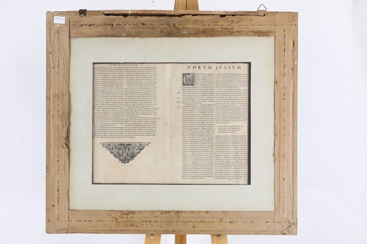 Johannes Janssonius - Patria del Friuli Olim Forum Iulii