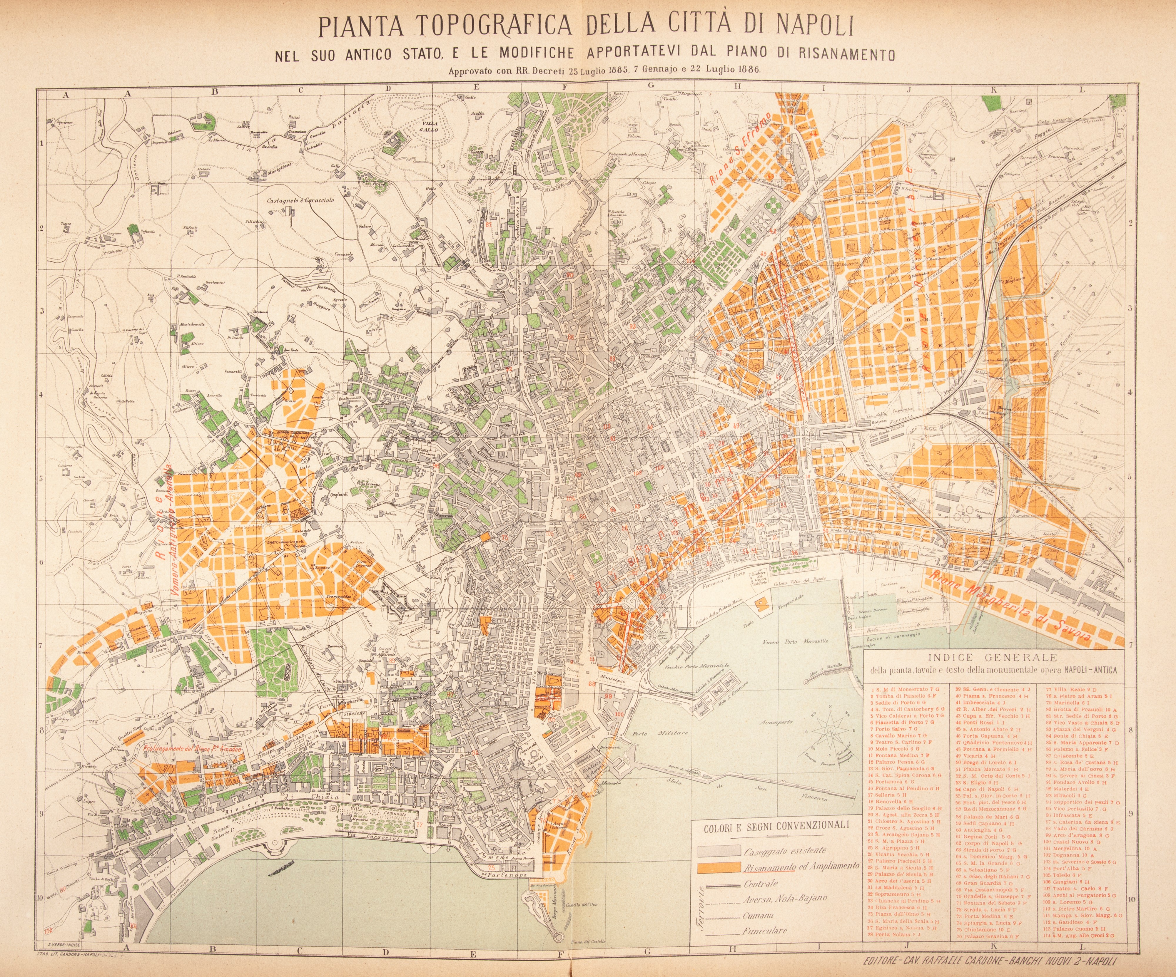Napoli antica illustrata da 118 cromo-litografie col testo del Chiarissimo Prof. Raffaele D'Ambra...