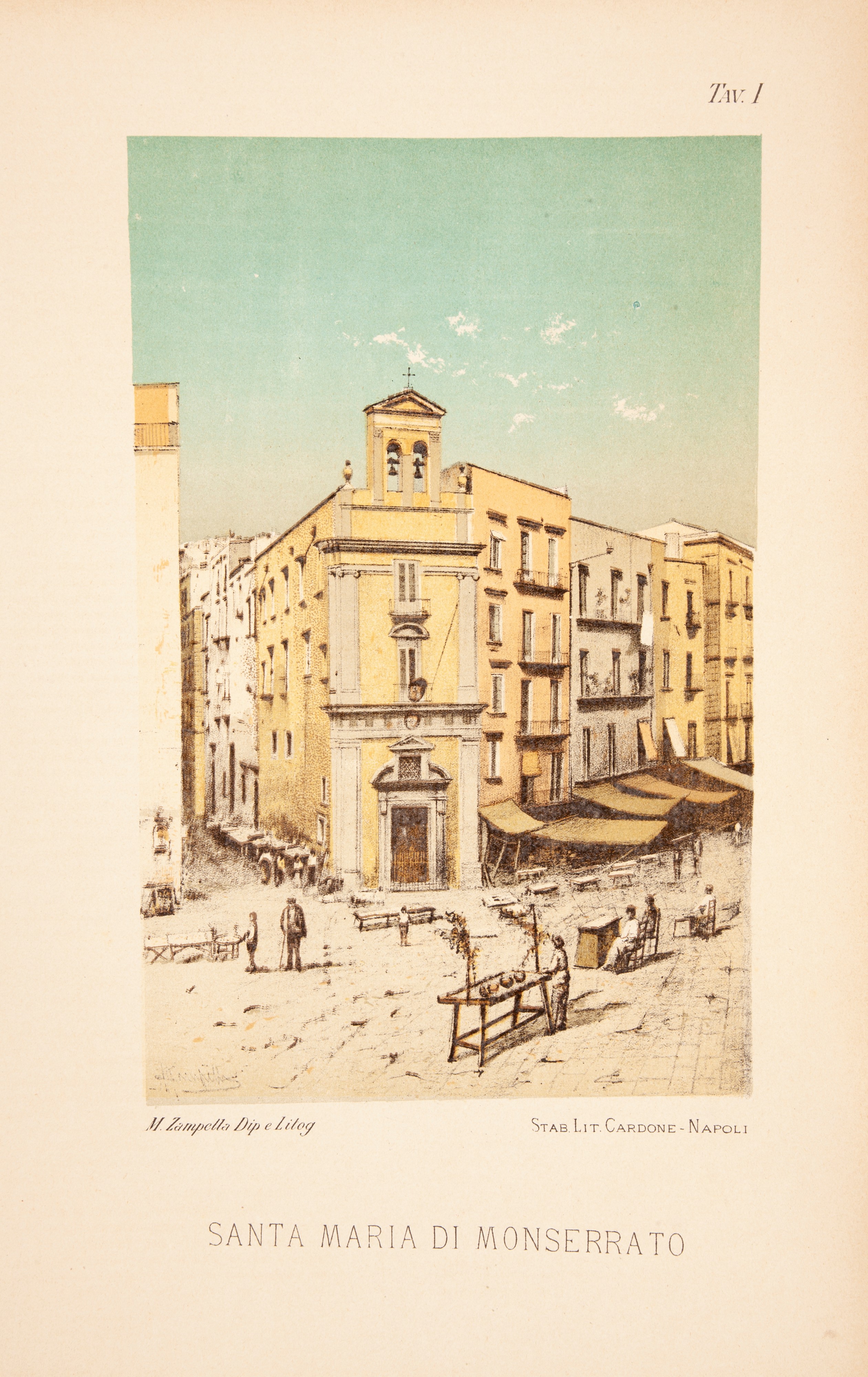 Napoli antica illustrata da 118 cromo-litografie col testo del Chiarissimo Prof. Raffaele D'Ambra...