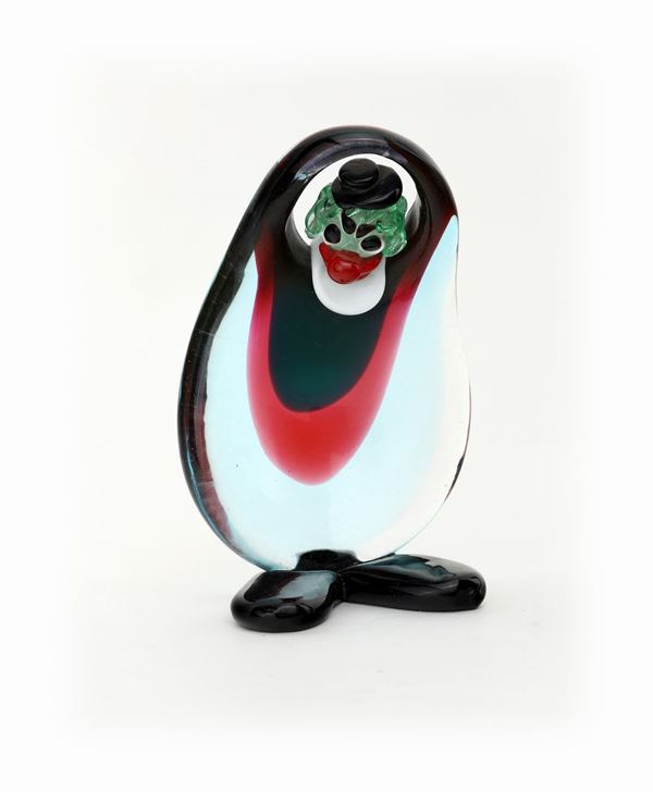 Posacenere in vetro multicolore, arte vetraria muranese