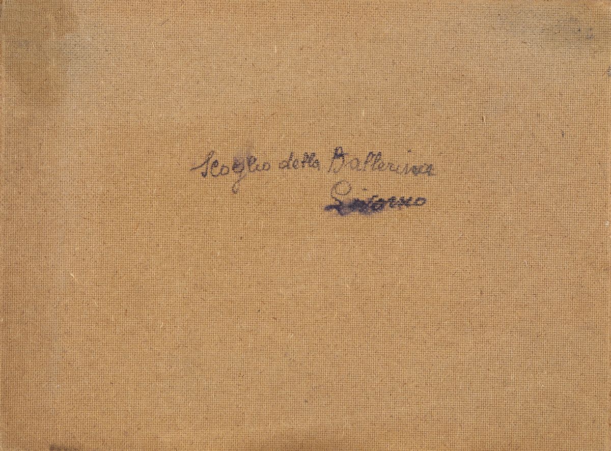 Gino Romiti - Veduta di Livorno, lo Scoglio della Ballerina