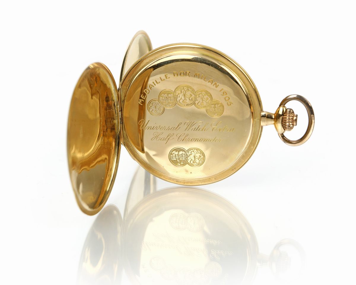 Universal - Orologio da Taschino a Savonette Remontoire in Oro