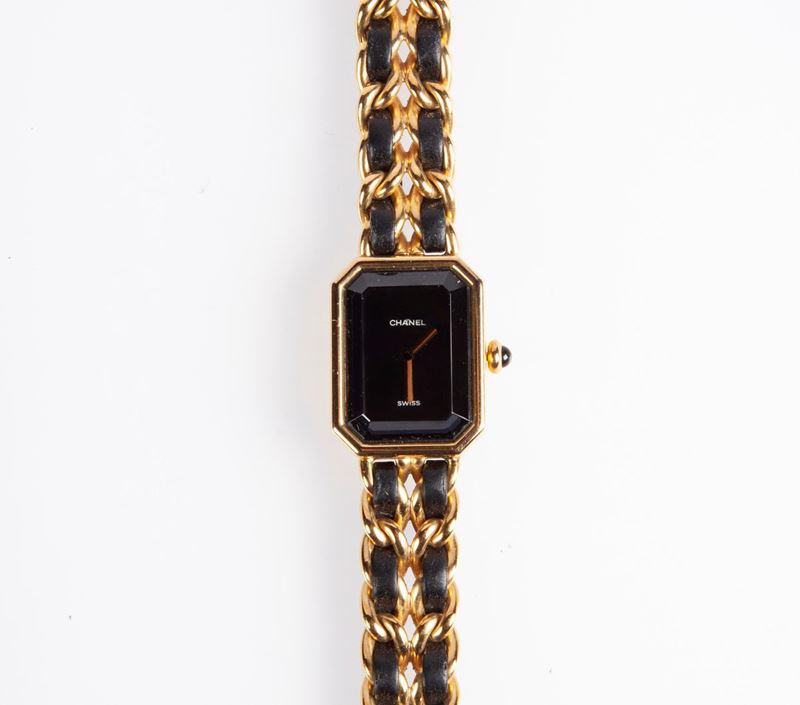 Chanel - Orologio in Caucciù e Metallo Dorato