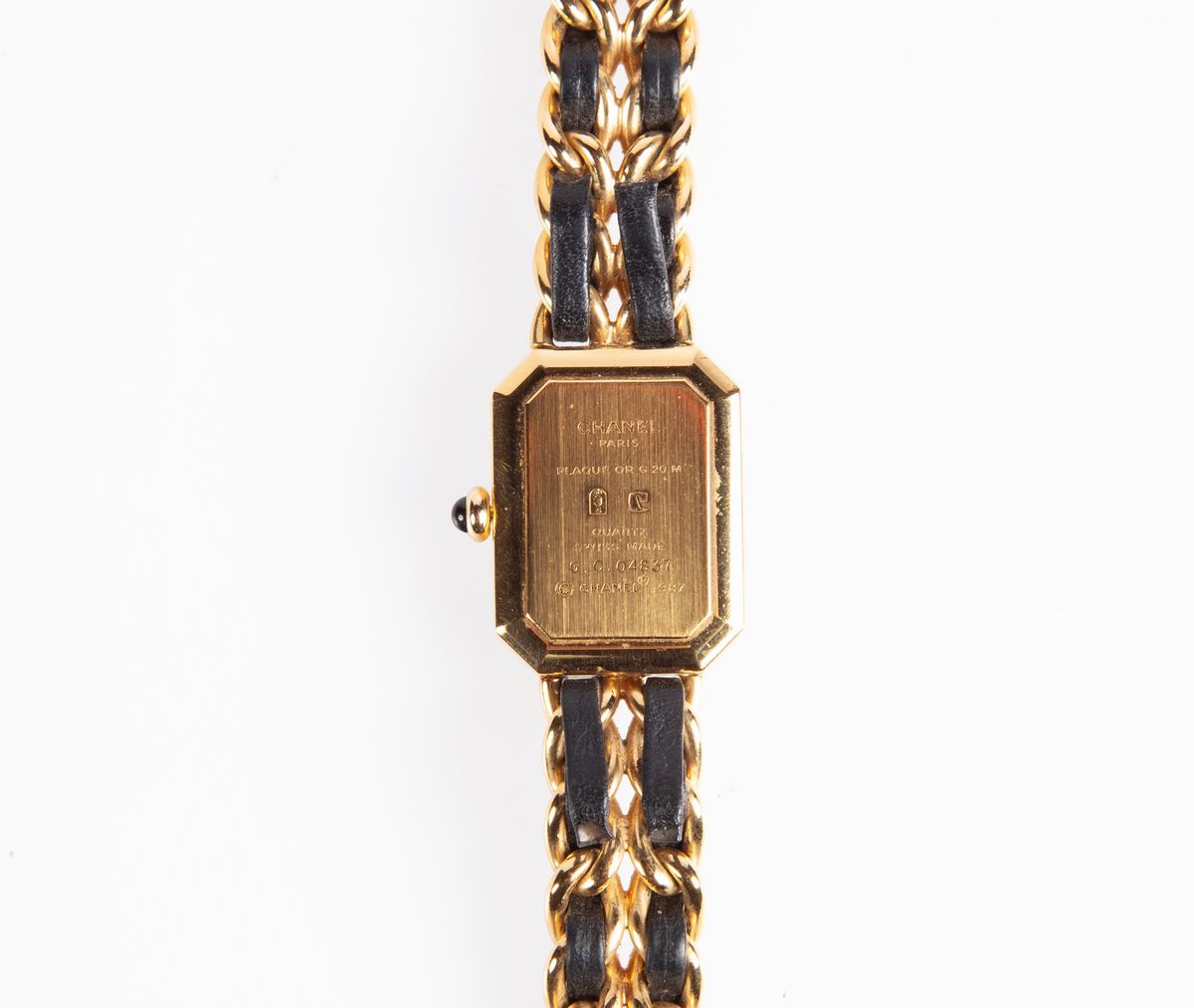 Chanel - Orologio in Caucciù e Metallo Dorato