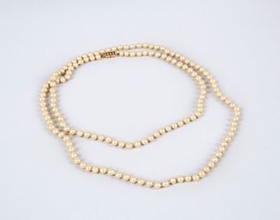 Collana a Laccio Lunga con Perle Bijou