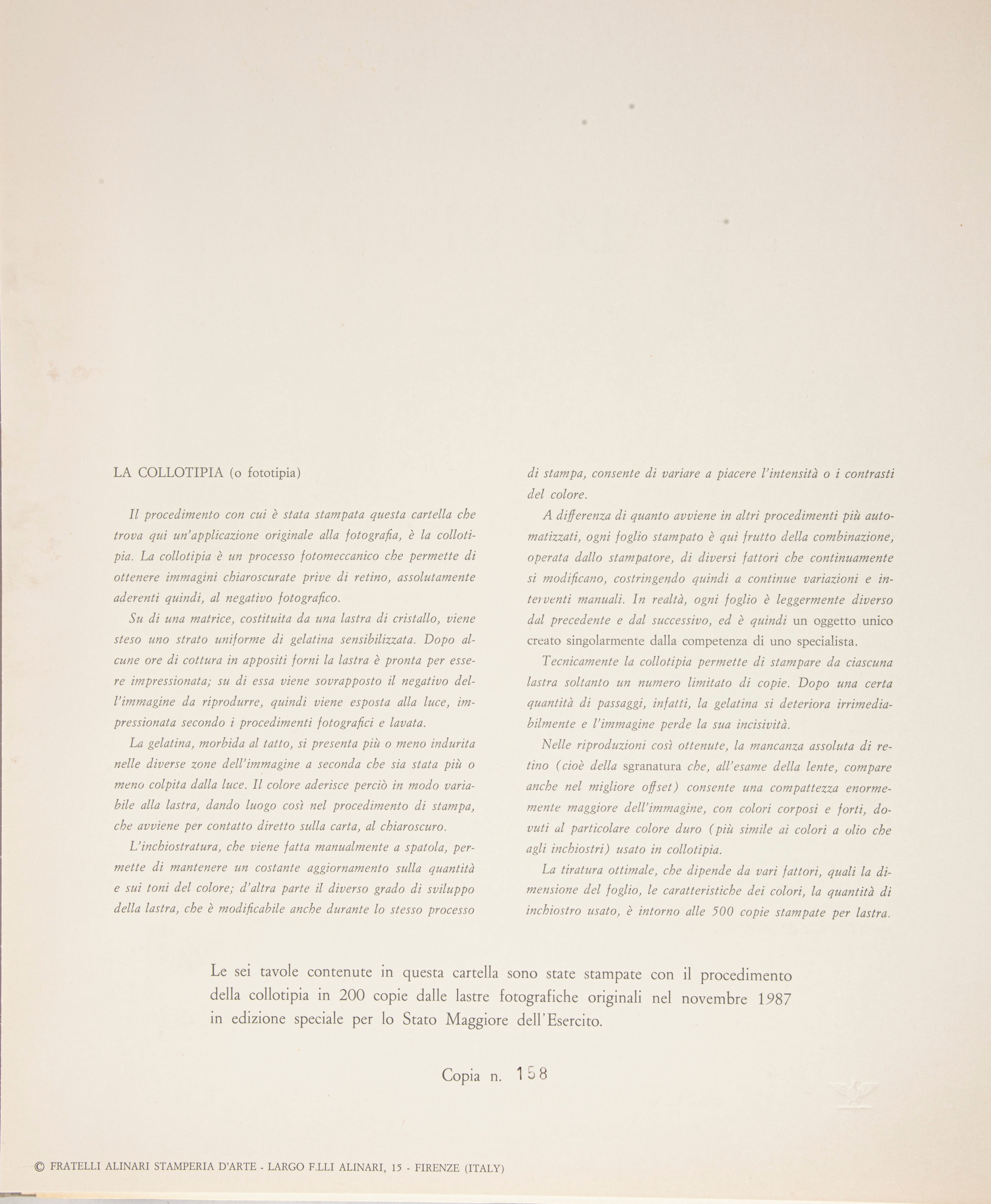 Strade di Roma. 6 Stampe in Collotipia dalle Lastre Originali Antiche Conservate negli Archivi Al...
