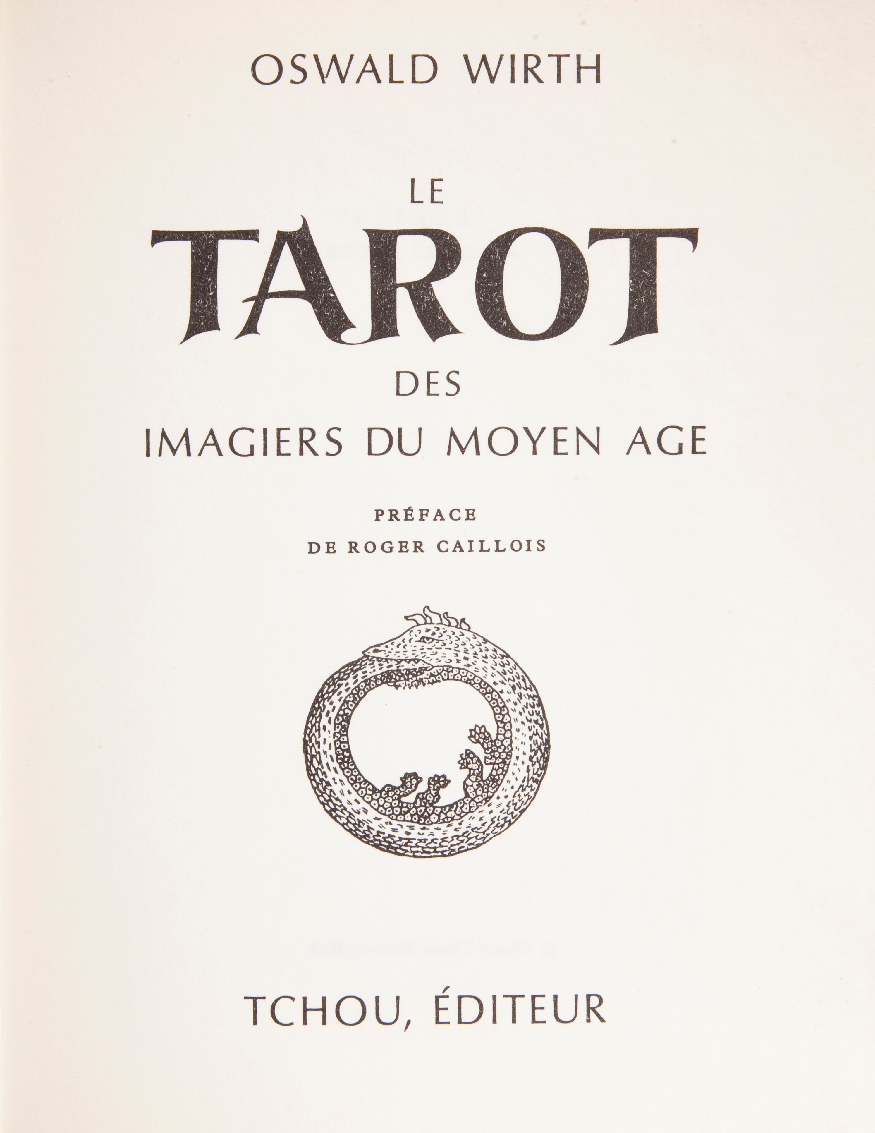 Oswald Wirth - le Tarot Des Imagiers Du Moyen Age. Avec un Jeu Complet De 22 Cartes