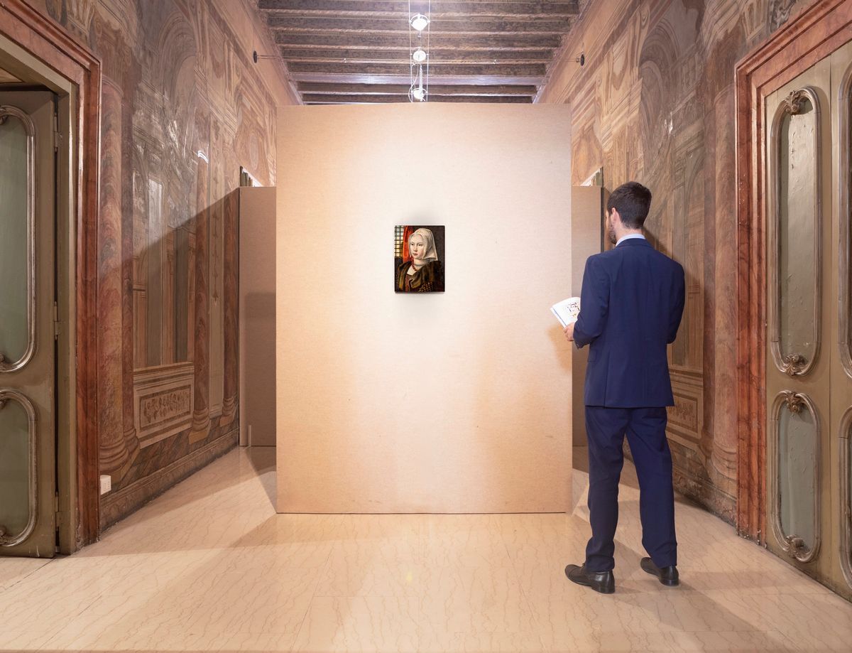 Scuola Olandese del XVIII Secolo - Ritratto di Dama