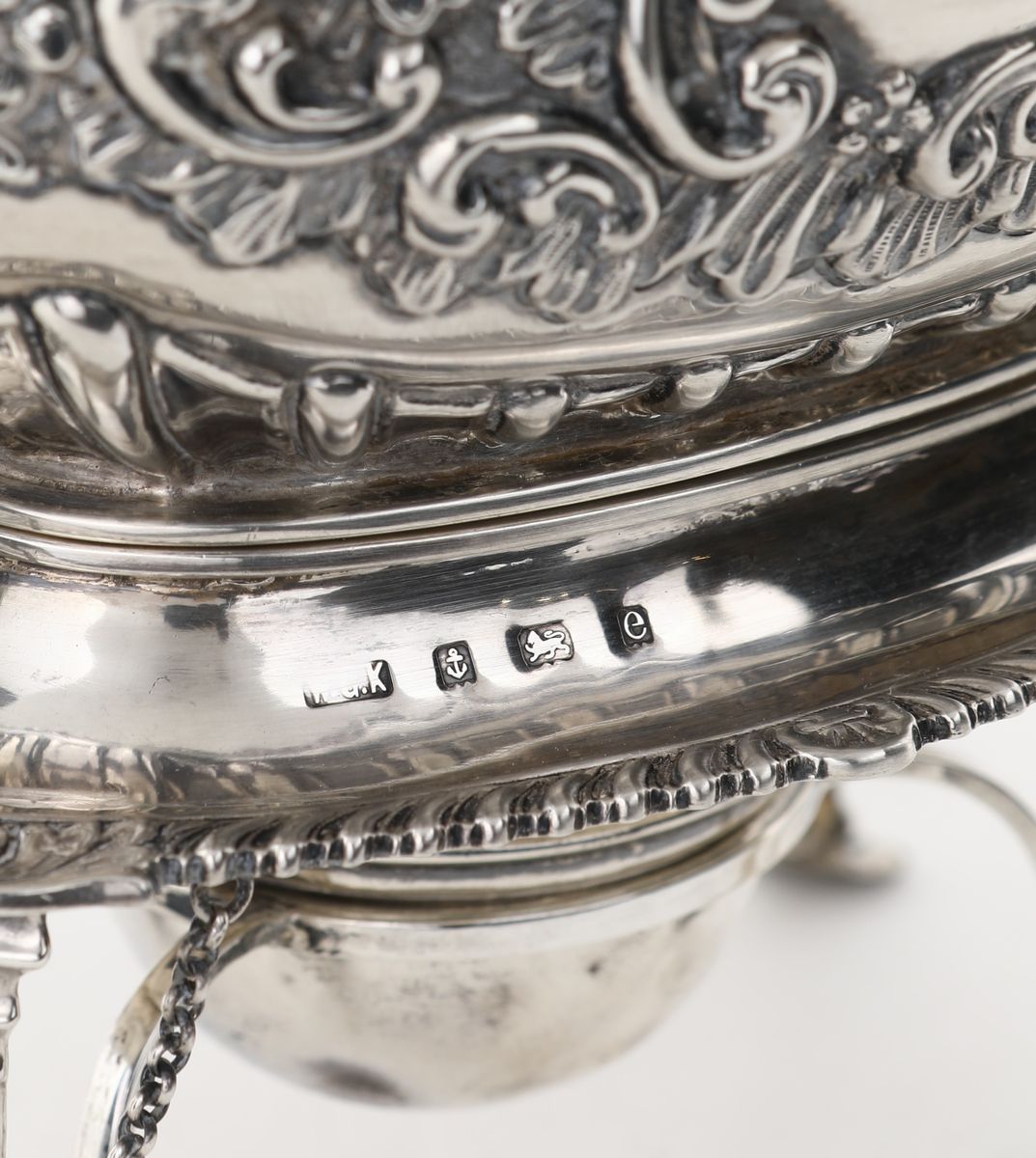 Kettle in Argento 925/1000, Birmingham, 1904, Argentiere W.g.k.