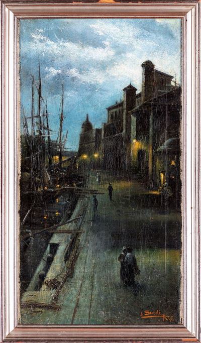 Porto con Veliero (civitavecchia)