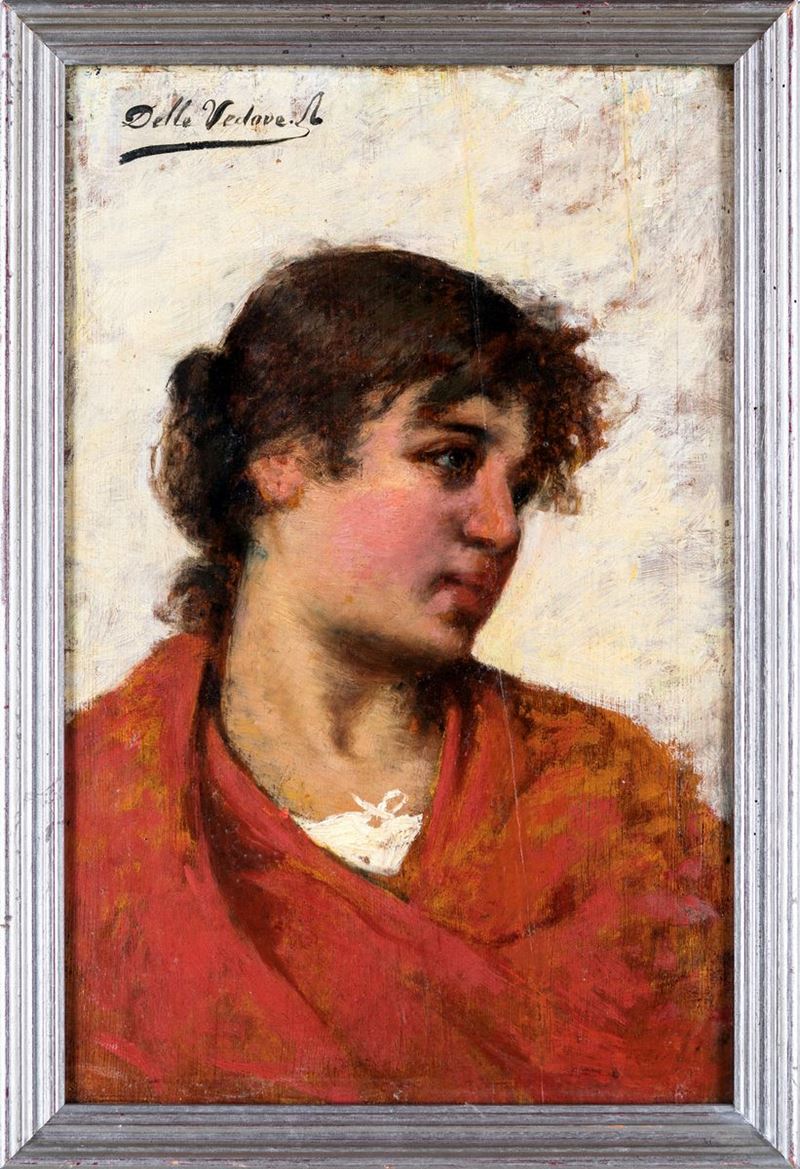 Antonio delle Vedove - Ritratto di Giovane Napoletana