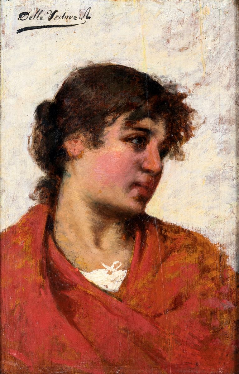 Antonio delle Vedove - Ritratto di Giovane Napoletana