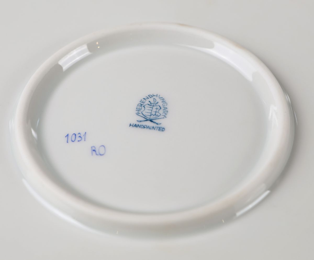 Servizio da Tavola in Porcellana, Manifattura di Herend, Ungheria XX Secolo, Decoro Rothschild