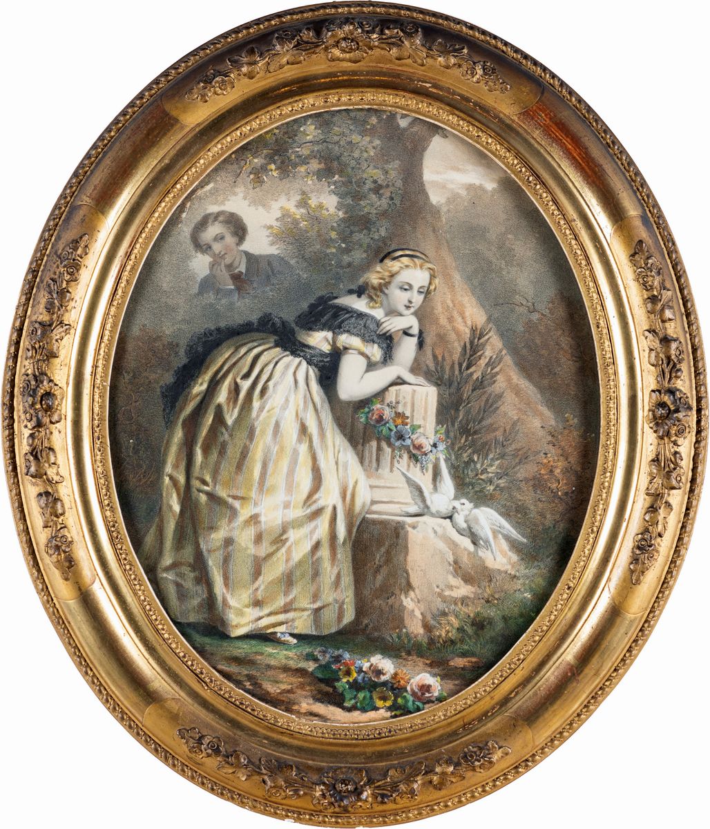 Pittore del XIX Secolo - Tre Allegorie di Proverbi