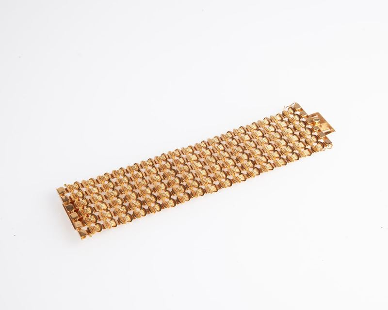 Bracciale in Oro a Maglia