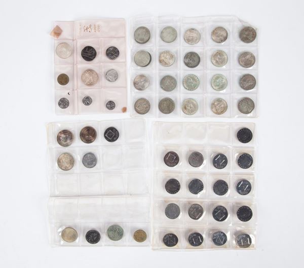 Lotto 22 monete da 500 Lire, 3 monete da 1.000 Lire 1970, 1 serie divisionale 1970 Repubblica Italiana; 500 Lire 1964 Paolo VI Città del Vaticano e altre monete di metallo vile