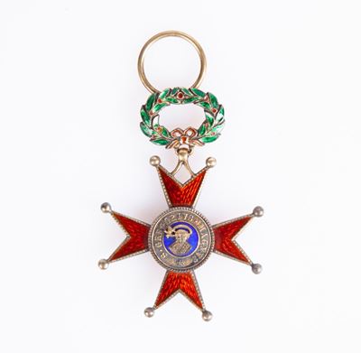 Decorazione per Cavaliere Dell'ordine Equestre Pontificio di San Gregorio Magno. Città del Vatica...