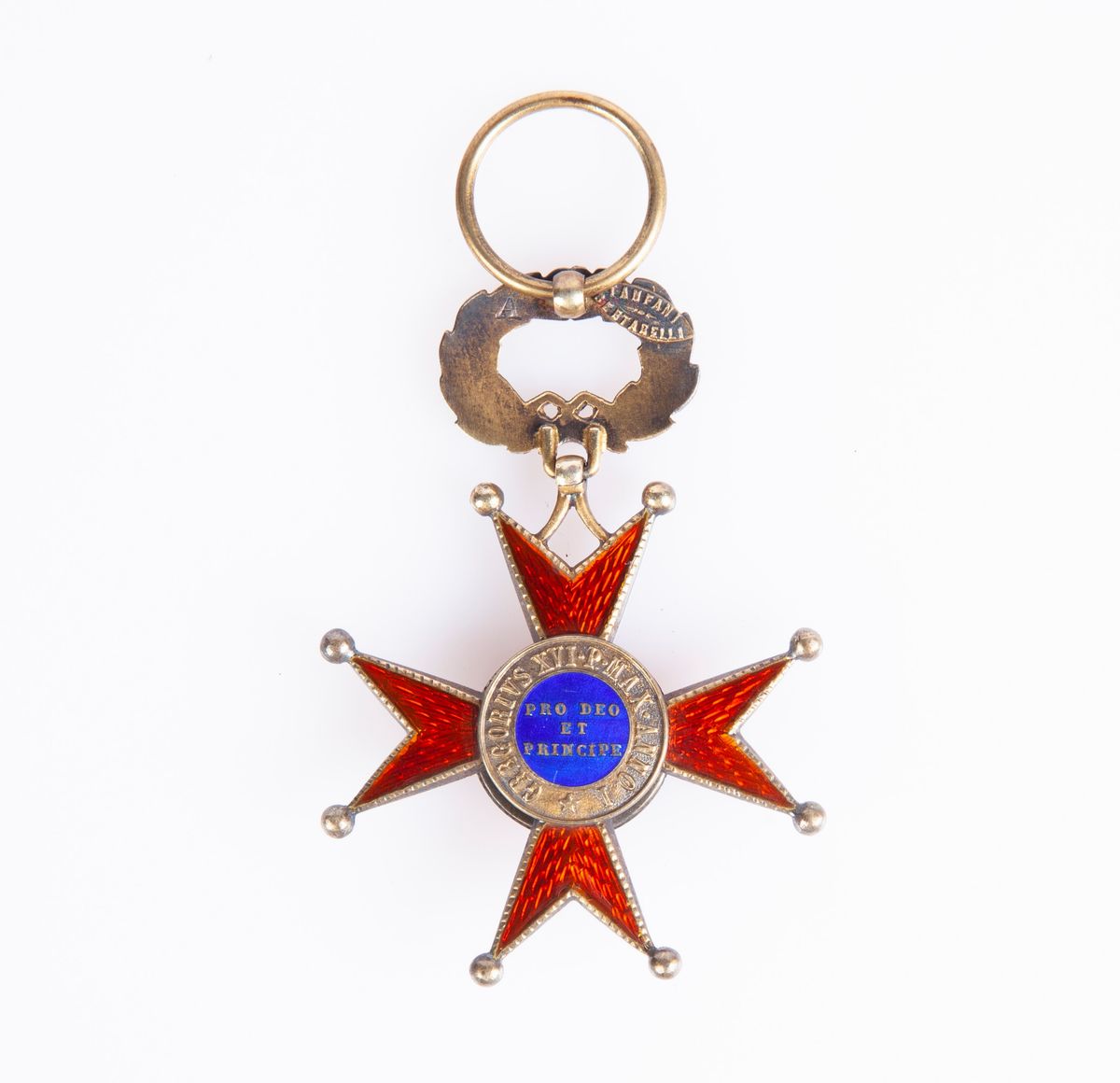 Decorazione per Cavaliere Dell'ordine Equestre Pontificio di San Gregorio Magno. Città del Vatica...