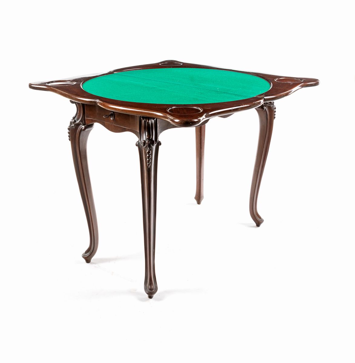 Tavolino da Gioco in Mogano, Inghilterra, XIX Secolo
