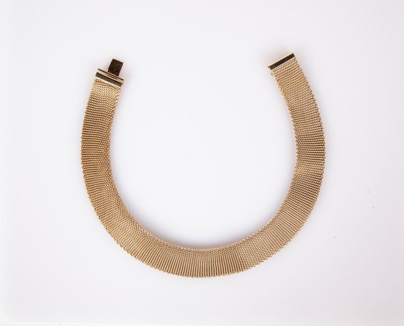 Collana Maglia a Tessuto