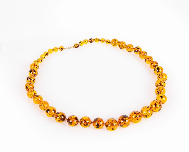 Collana in Bachelite Tipo Ambra
