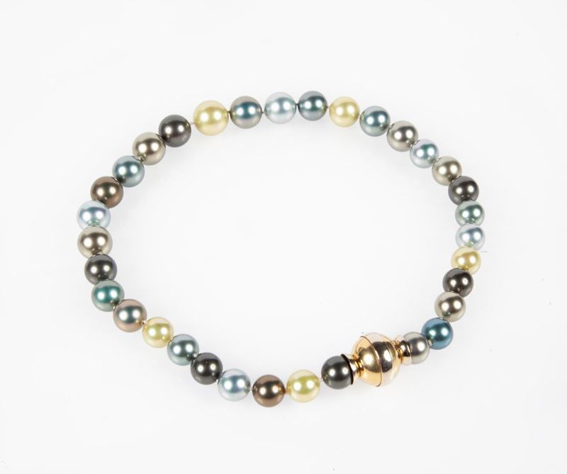 Collana con Perle Bijou Multicolor