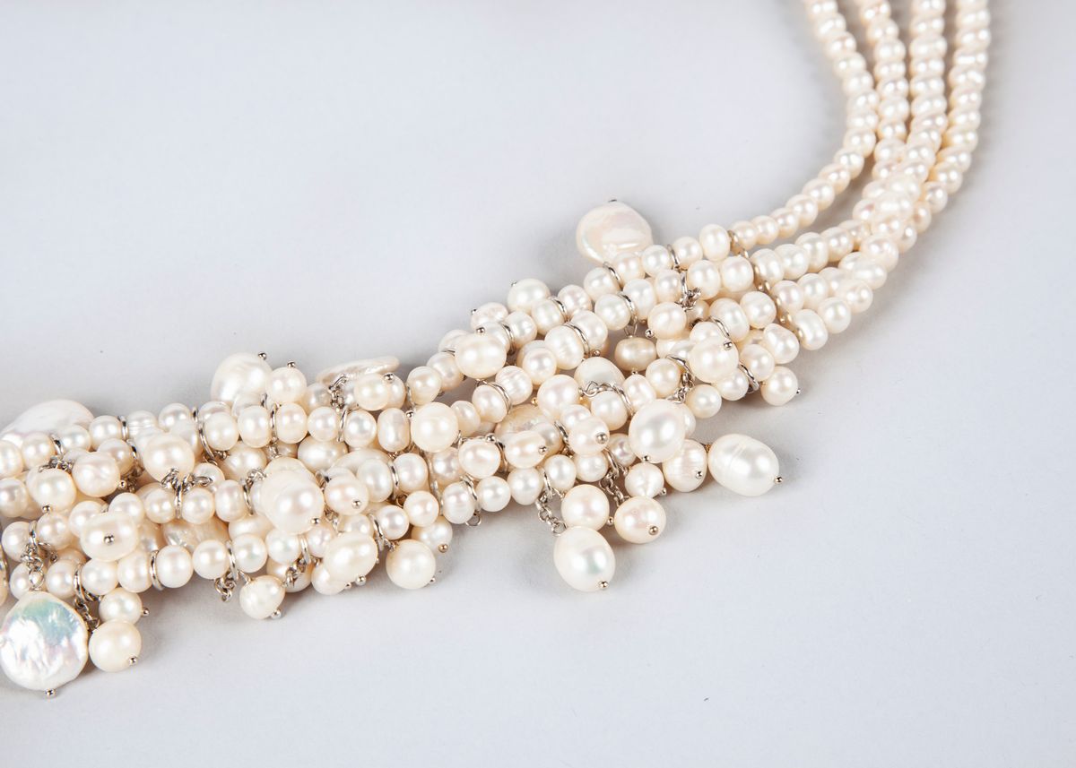 Collier De Chien di Perle Freshwater