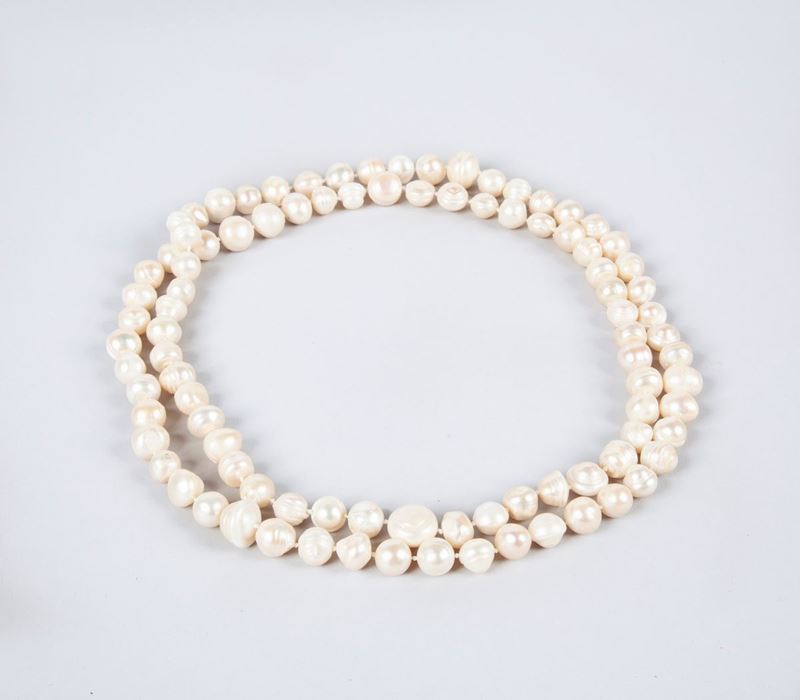Collana Perle Freshwater