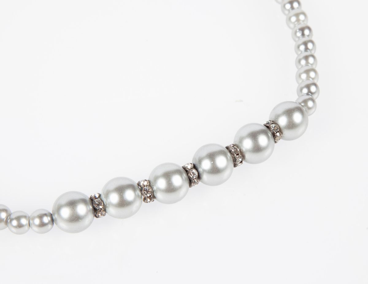 Parure di Perle Bijou Grigie .