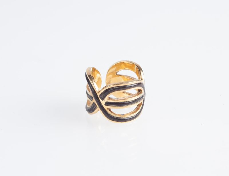 Anello in Oro e Caucciù