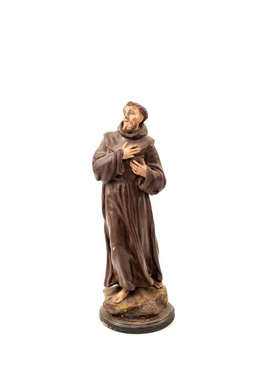 Frate Francescano in Cartapesta