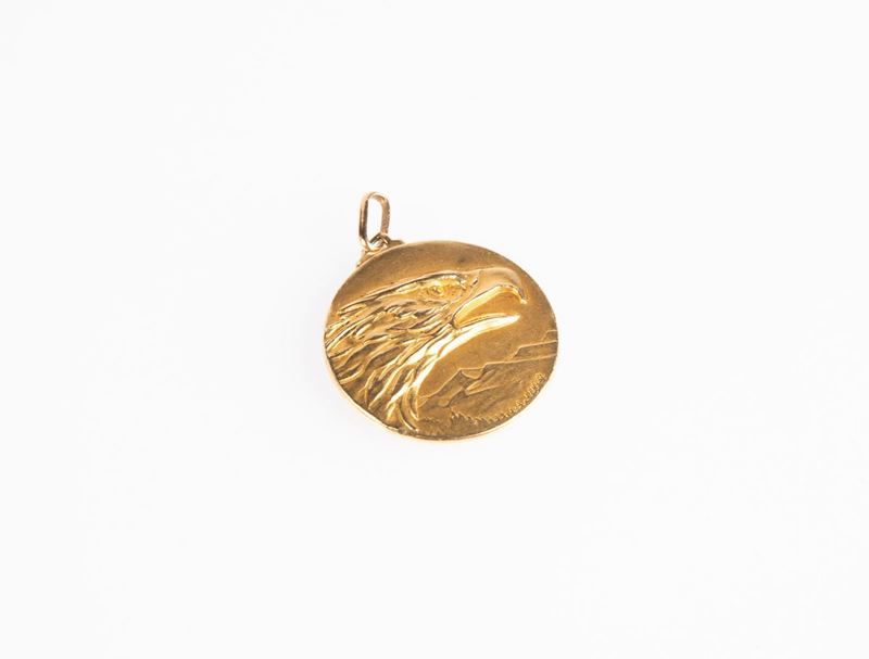 Pendente Aquila in Oro
