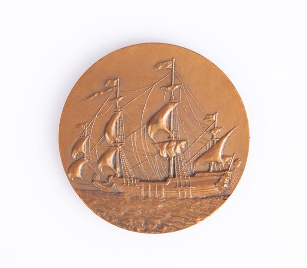 H.Dubois e M.Terrin - Medaglia di bronzo del salone nautico internazionale di Parigi