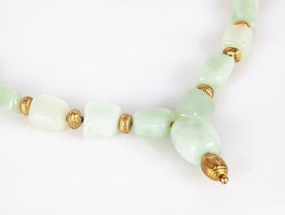 Collana in Agata e Metallo Dorato